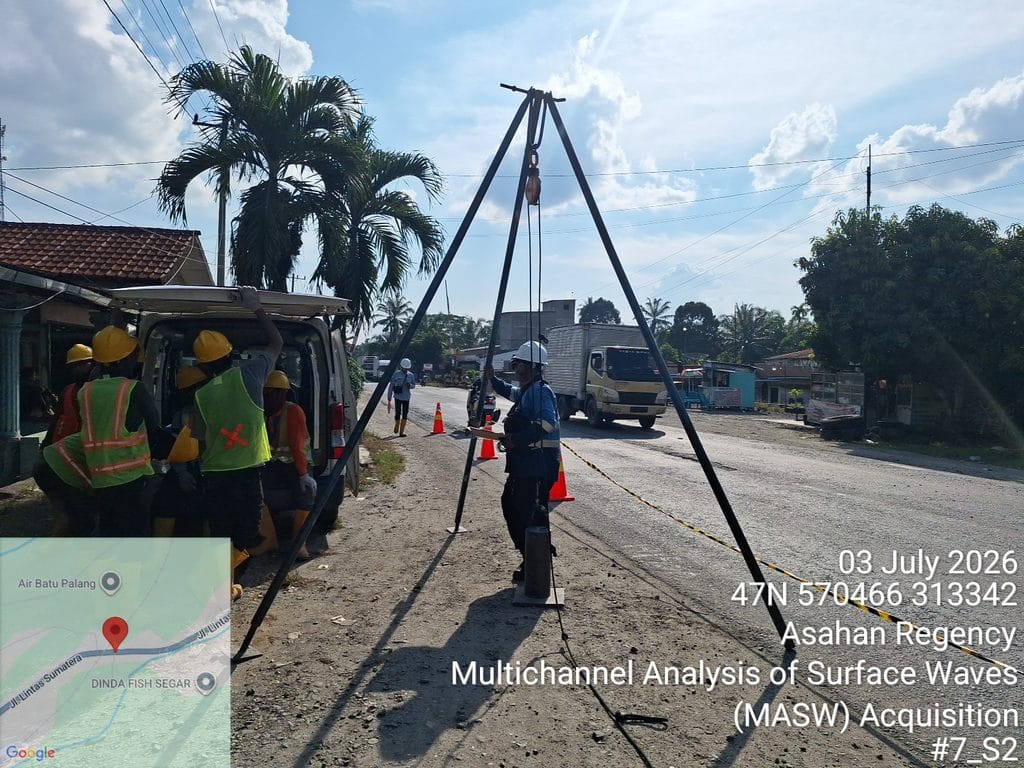 Jasa Survey Seismik dan MASW