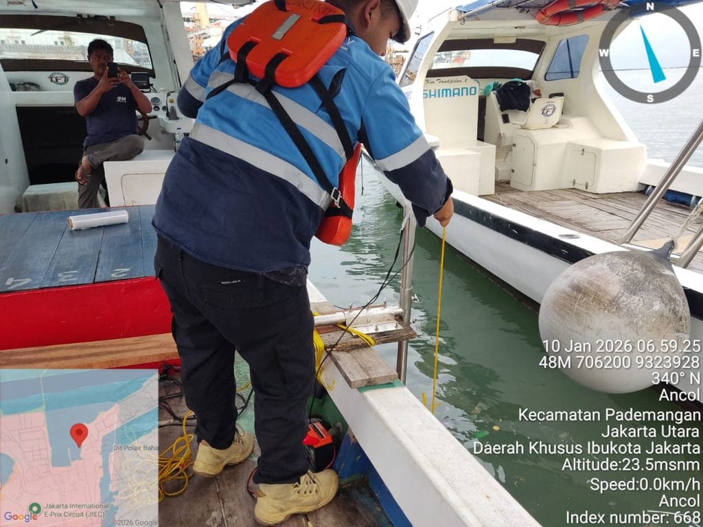 Kalibrasi Barcheck untuk alat Singlebeam Echosounder